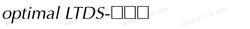 optimal LTDS字体转换